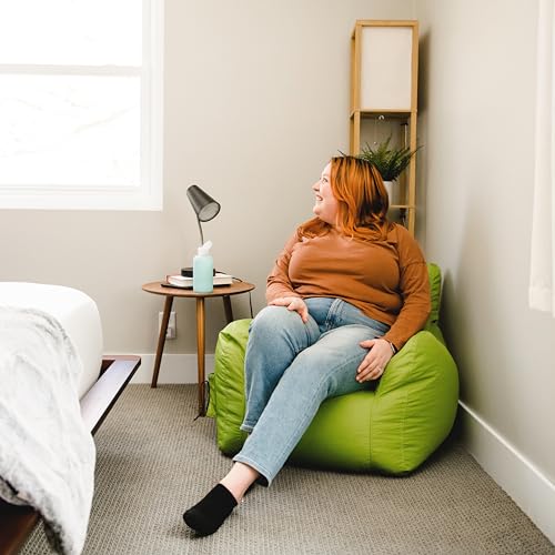 Dorm Bean Bag Chair with Drink Holder and Pocket, 3 feet R2503