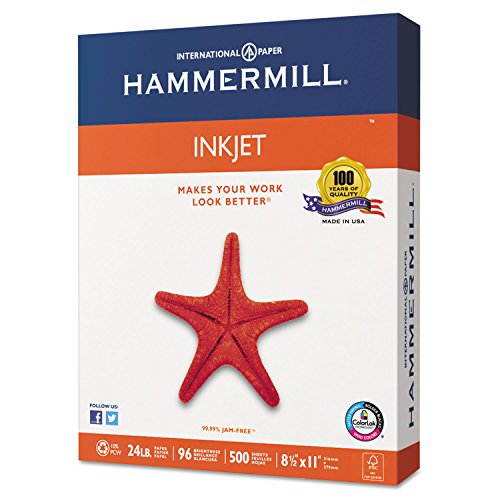 Printer Paper 24 Lb, 8.5 x 11, 5 Ream (2,500 Sheets) M447744