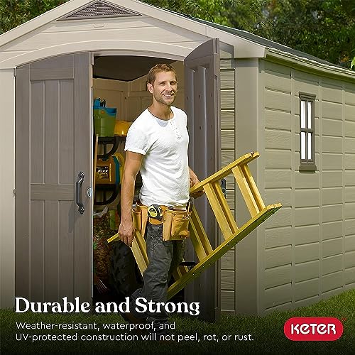 Outdoor Resin Storage Shed for Patio Furniture and Yard Tools R685