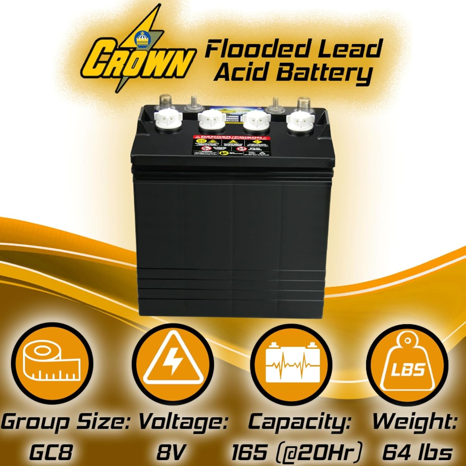 8V Deep-Cycle Flooded Battery B3797