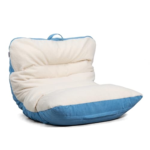 Dorm Bean Bag Chair with Drink Holder and Pocket, 3 feet R2503