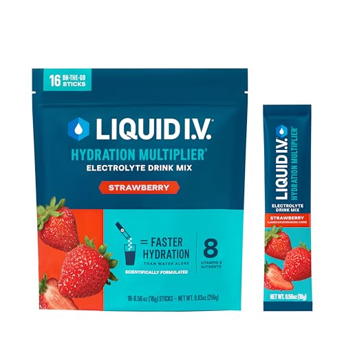 Hydration Multiplier Electrolyte Powder Drink Mix, Lemon Lime, 16 Servings L918917