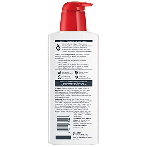 Fragrance Free Full Body Lotion for Very Dry Skin, 16.9 fl oz Pump Bottle L93652