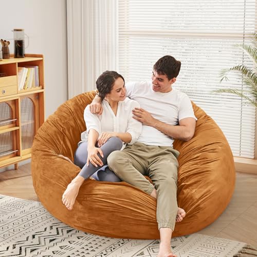 Giant Bean Bag Chair Convertible Bed with Microfiber Cover X2136