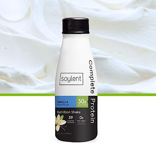 Complete Protein Shake, Chocolate, 30g Protein, Vegan, Dairy Free, 11oz (12 Pack) Q8795