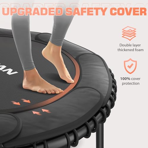 Foldable Mini Trampoline for Indoor Workout C896