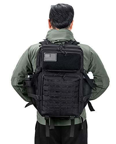 Military Tactical Backpack for Men with Molle Daypack Hiking Rucksack U675196