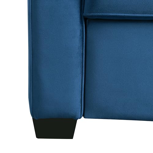 Convertible Sleeper Sofa, Queen Size, Navy Q5867