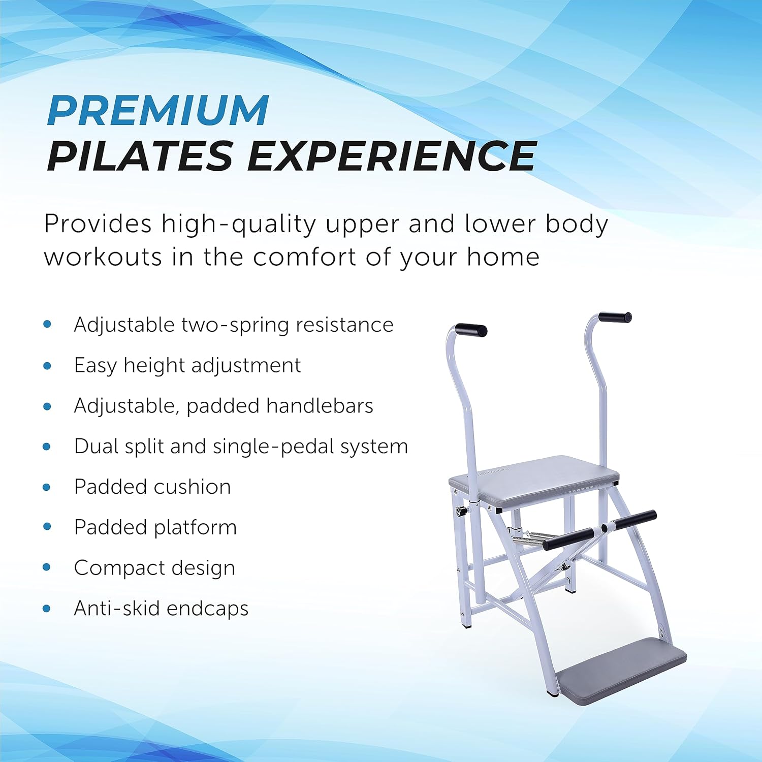 Pilates Wunda Chair for Home Gym X93848