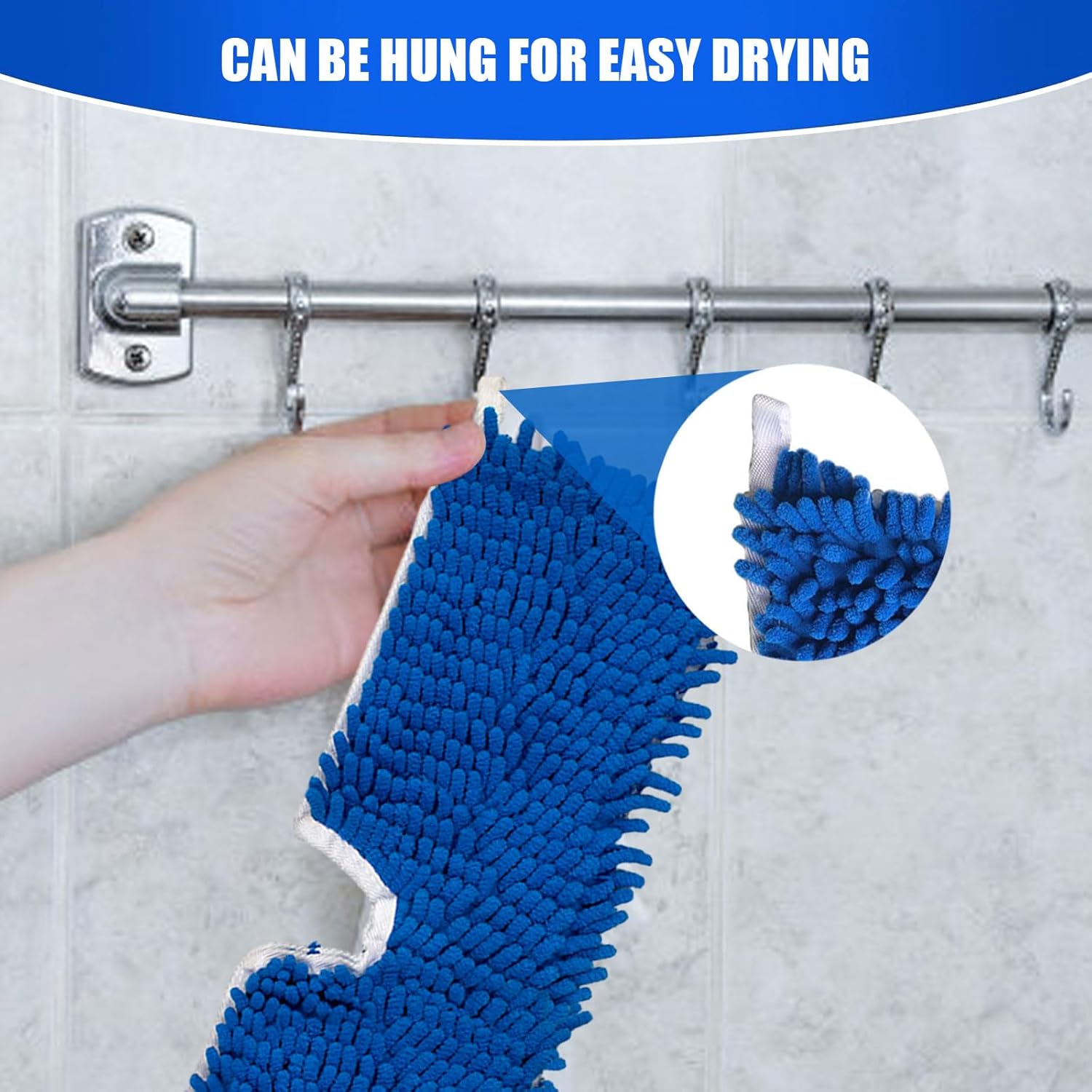 Microfiber Mop Refills 2 Pack, Reusable Replacement Heads for Wet & Dry Use V599