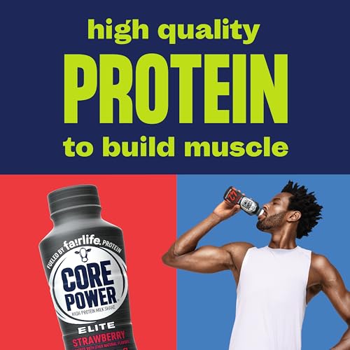 Strawberry High Protein Shake, 14oz, 12 Pack F494