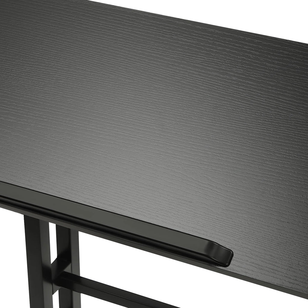 24" Mobile Stand Up Desk Adjustable Height with Wheels for Home Office A350689