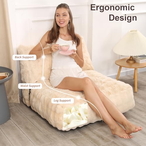 Fluffy Bubble Floor Sofa Bean Bag Chair for Adults Z283