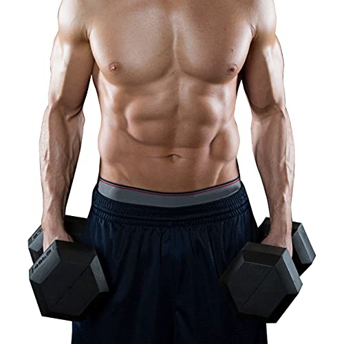 Rubber Coated Hex Dumbbells for Exercise W237