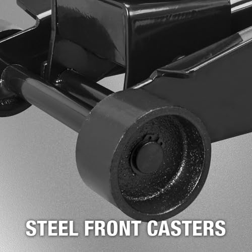 Hydraulic Low Profile Steel Racing Floor Jack, 3 Ton Capacity E136