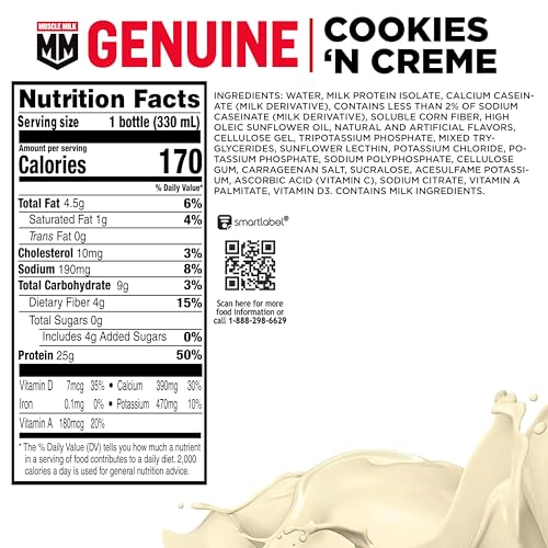 Vanilla Protein Shake, 11.16 Fl Oz, 12 Pack O210406