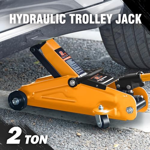 Floor Jack 3 Ton Capacity, Low Profile Heavy Duty Hydraulic Car Jack, Lifting Range 3"-20" O821