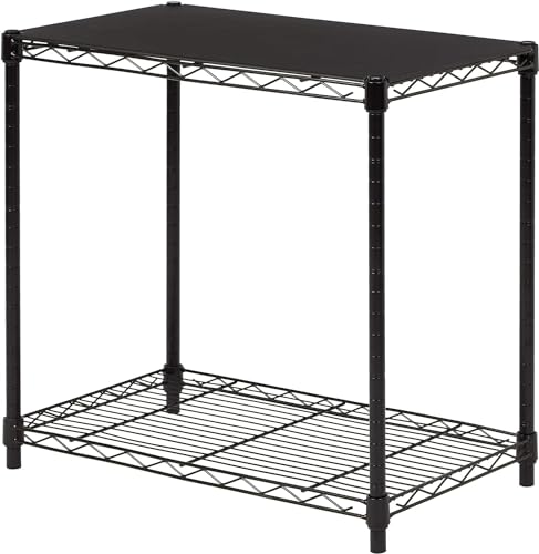 4-Shelf Storage Shelving Unit, Adjustable Metal Wire Racks, Heavy Duty Standing Shelf Organizer W583383
