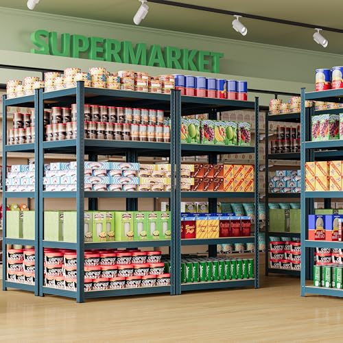 5-Tier Adjustable Metal Shelving Unit for Garage, Pantry, and Warehouse M7734