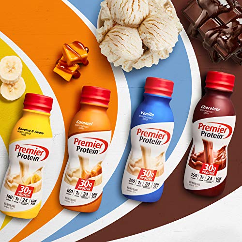 Café Latte Protein Shake, 30g Protein, 1g Sugar, 11.5 fl oz, 12 Pack W5537