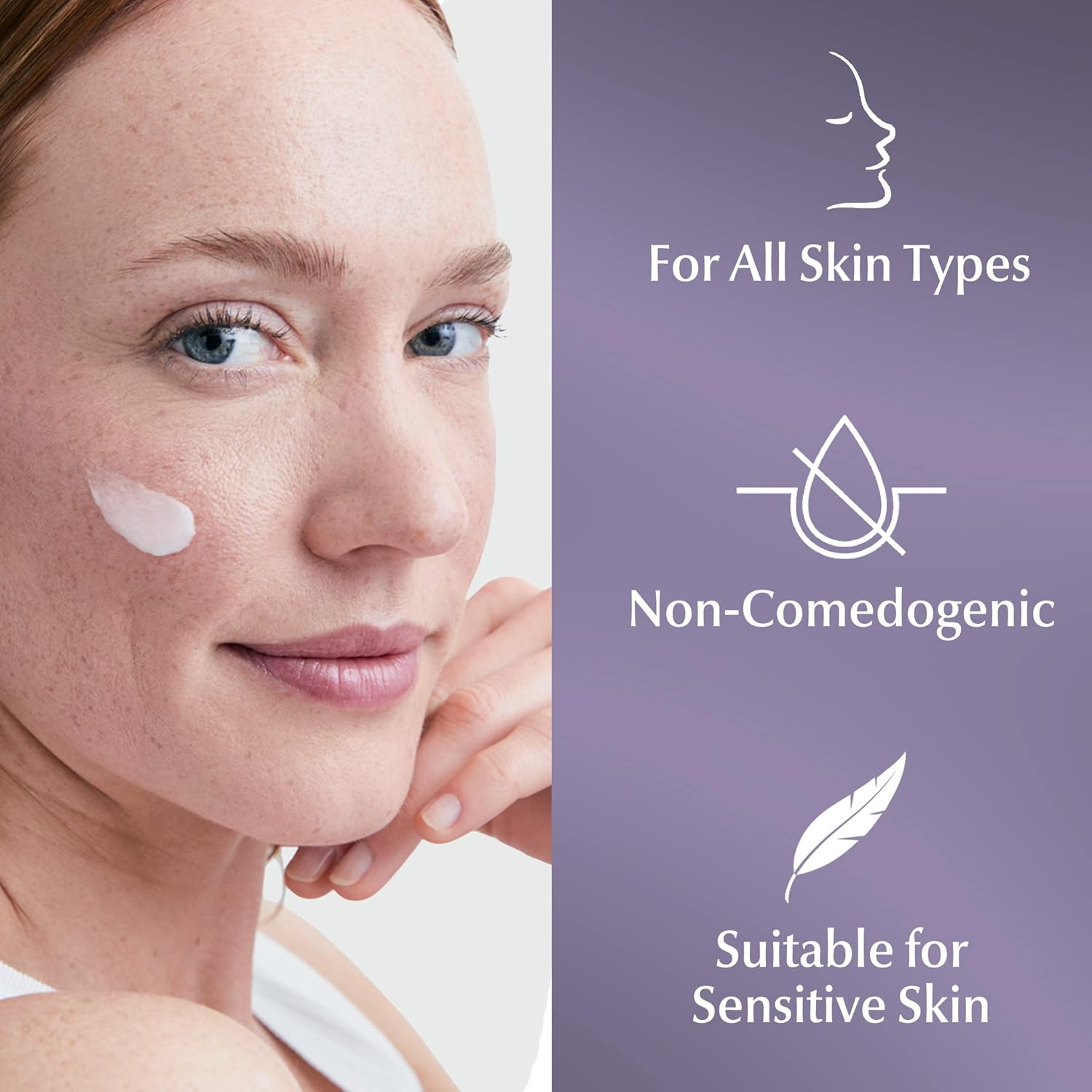 Day Cream for Sensitive Skin Face Moisturizer, 1.7 Oz K3521