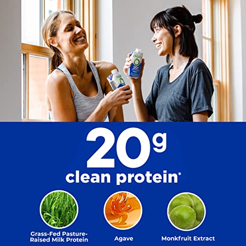Protein Shake, Vanilla Bean, 20g Whey, 11 Fl Oz (Pack of 12) Y83753