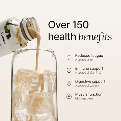 Chocolate Meal Replacement Drink, High Protein, Plant Based, 16.9 Fl Oz (12 Pack) T510