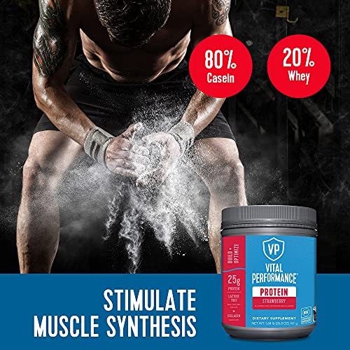 Chocolate Milk Protein Isolate Powder with Collagen Peptides, 25g Protein W60171