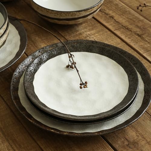 Porcelain 16-Piece Round Dinnerware Set, Beige C90192