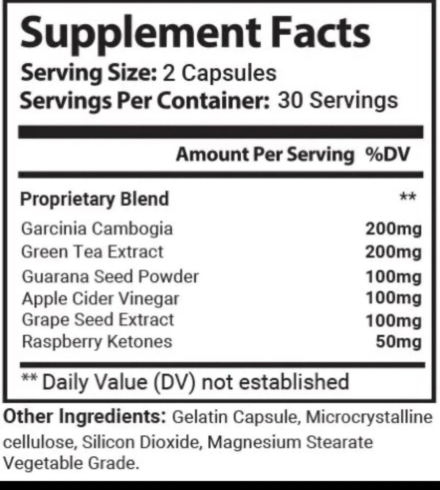 Weight loss support capsules, 60 count P64327