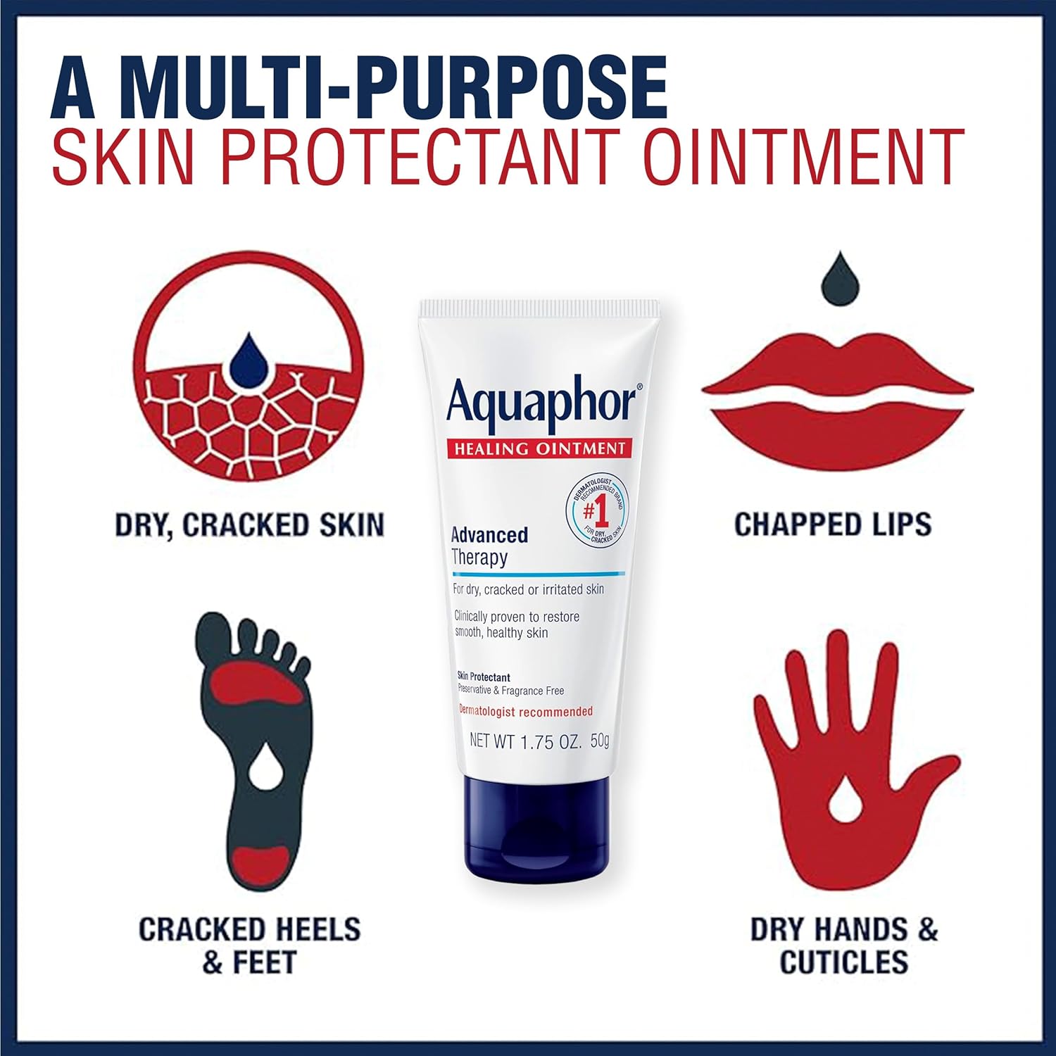 Skin Care Set with Healing Ointment and Lip Balm for Dry Skin X4620