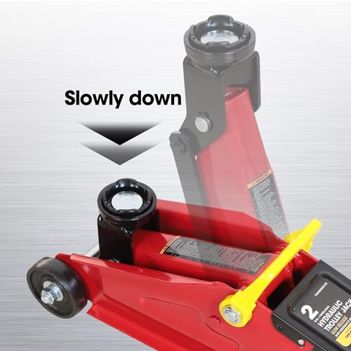 Hydraulic Trolley Floor Jack with Storage Case, 1.5 Ton Capacity G957043