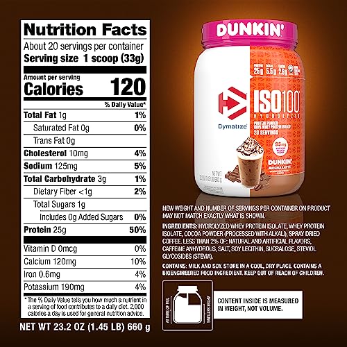 Whey Protein Powder Isolate, Cookies & Cream, 25g Protein I356