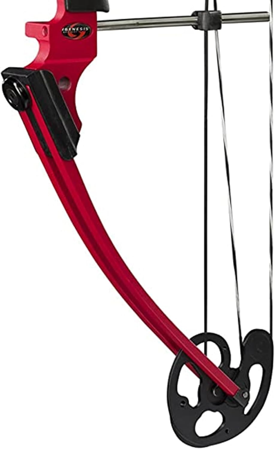 Compound Bow with Adjustable Draw Length and Weight, Right-Handed, Red C465397