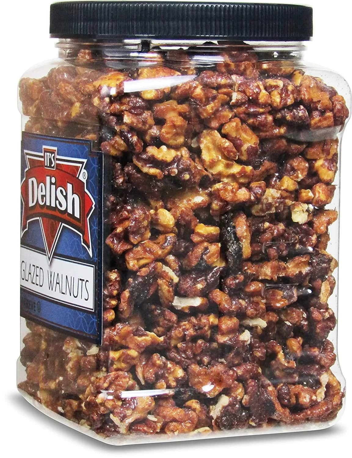 Glazed Walnuts, 30 Oz Jar, Vegan, Kosher, Non-GMO V4492