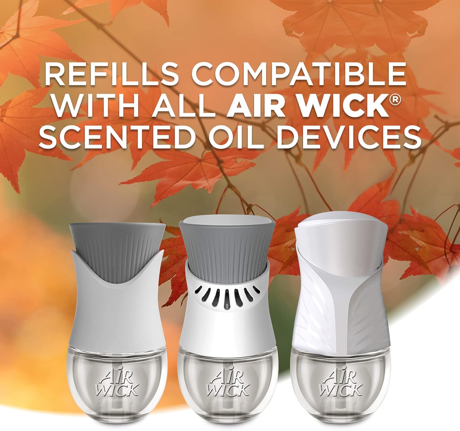 Scented Oil Refill, 5 Count, Brown Sugar and Vanilla, Air Freshener, Fall Scent I83964