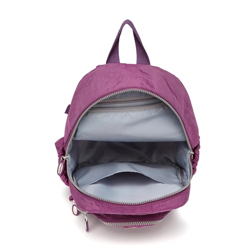 Mini Daypack with Anti-Theft Back Zipper Pocket, Lightweight Backpack for Hiking Travel Sports L114