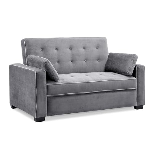 Convertible Sleeper Sofa, Queen Size, Navy Q5867