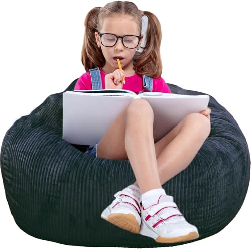 Faux Fur Bean Bag Chair for Adults with Filling Q65946