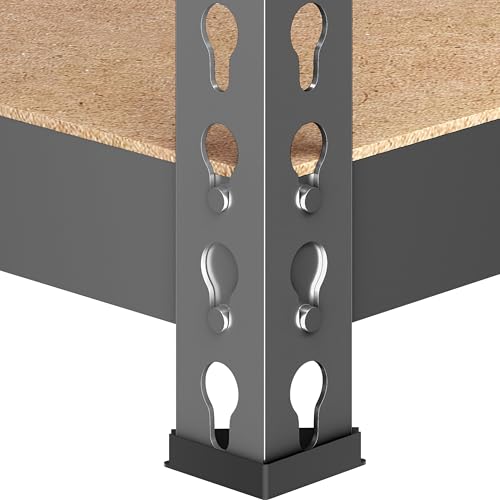 5-Tier Adjustable Metal Shelving Unit for Garage, Pantry, and Warehouse M7734