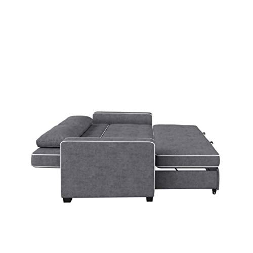 Convertible Sleeper Sofa, Queen Size, Navy Q5867