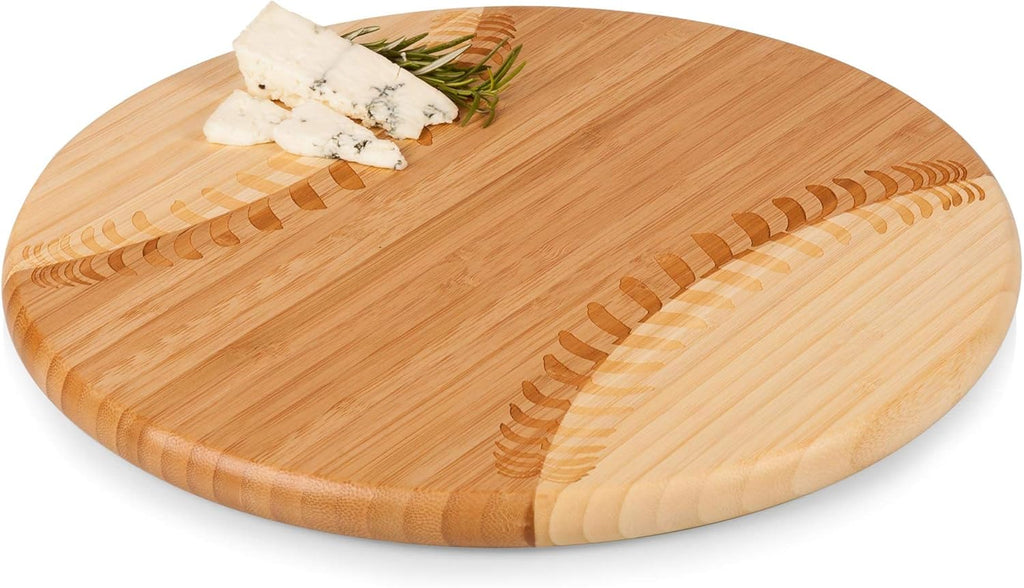 Baseball Cheese Board, Novelty Charcuterie Serving Platter, Bamboo F12030