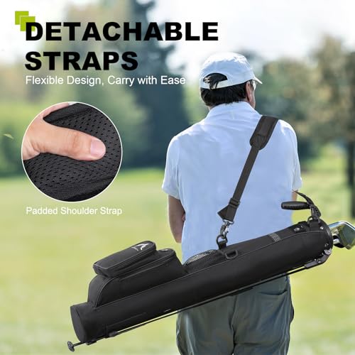 Golf Lightweight Stand Carry Bag for Driving Range and Par 3 Courses U6663