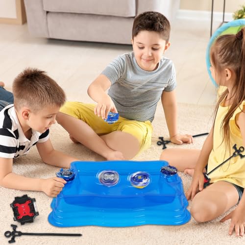 Stadium Large Battle Tops 2 Pack with Launchers, Toys for Boys & Girls 6+ B421195