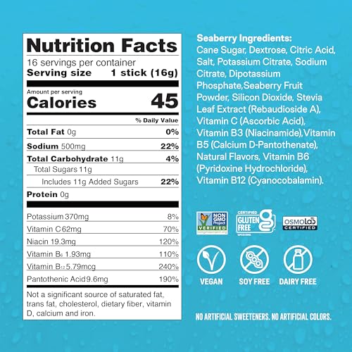 Hydration Multiplier Electrolyte Powder Drink Mix, Lemon Lime, 16 Servings L918917