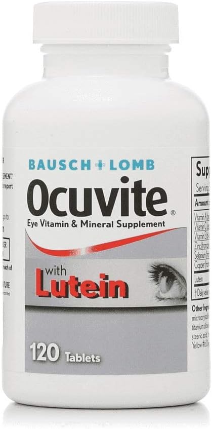 Vitamin and Mineral Supplement for Eyes with Lutein, 240 Tablets Z5055