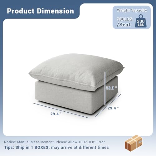 Modular Sectional Sofa, Waterproof Down Filled, Dark Gray C7587