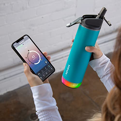 Smart Water Bottle with Bluetooth Tracking, 21oz, Black H337441