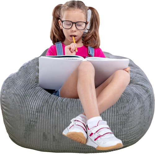 Faux Fur Bean Bag Chair for Adults with Filling Q65946