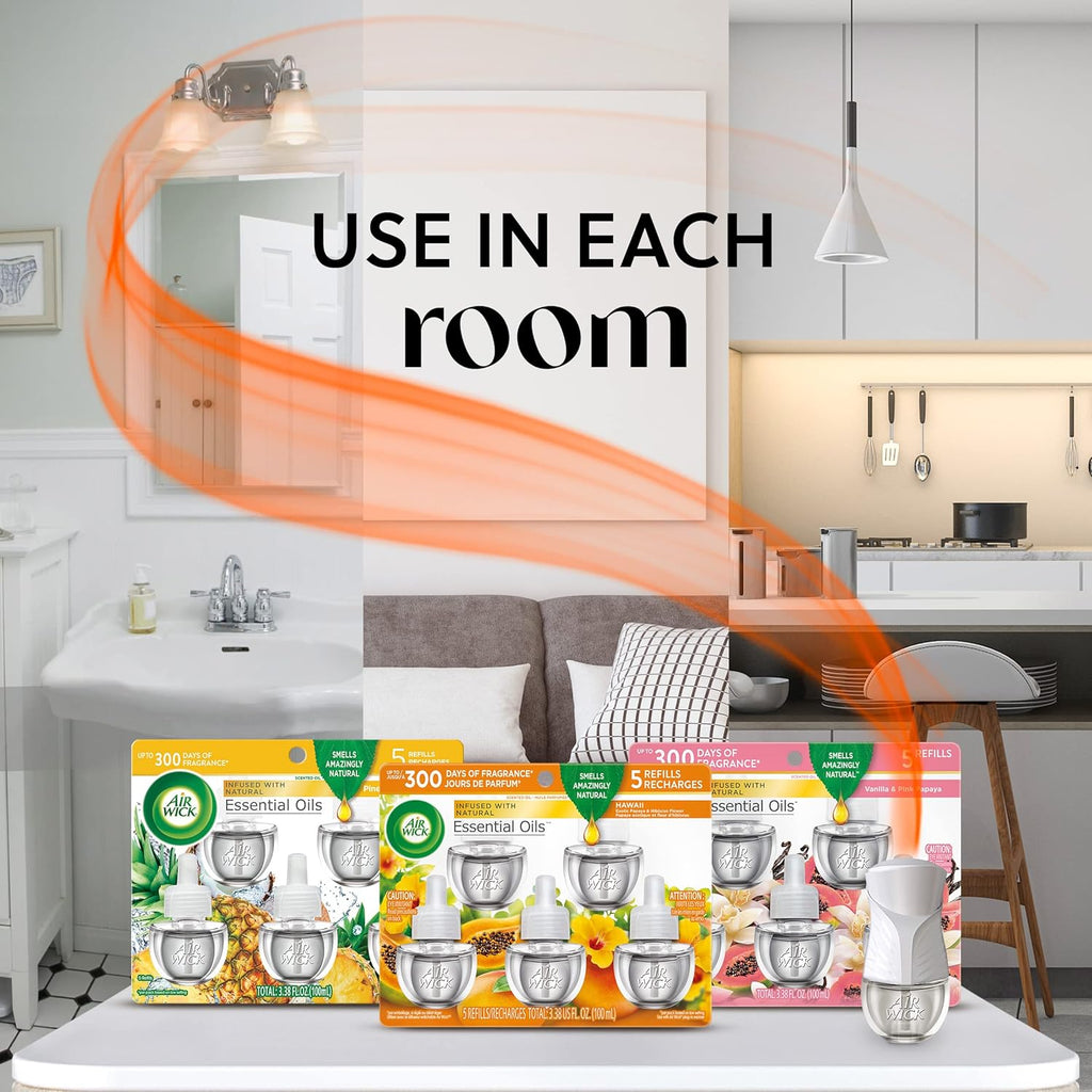 Plug-In Scented Oil Refill, Air Freshener, 20 Count V3661